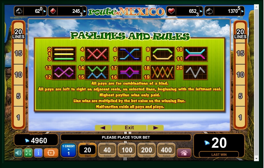 route of mexico slot machine detail image 0