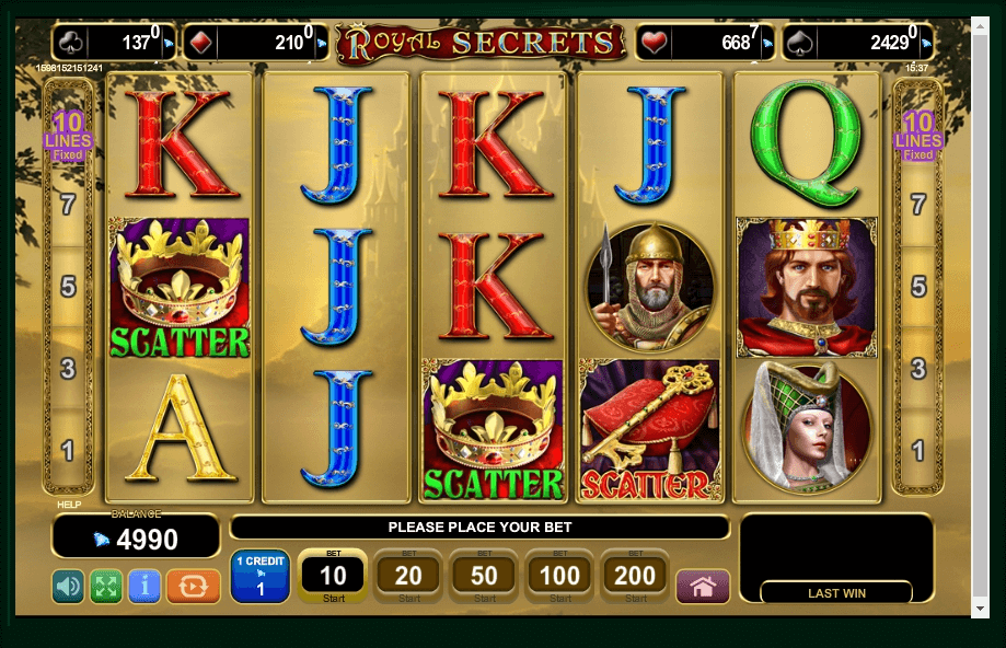 Royal Secrets slot play free