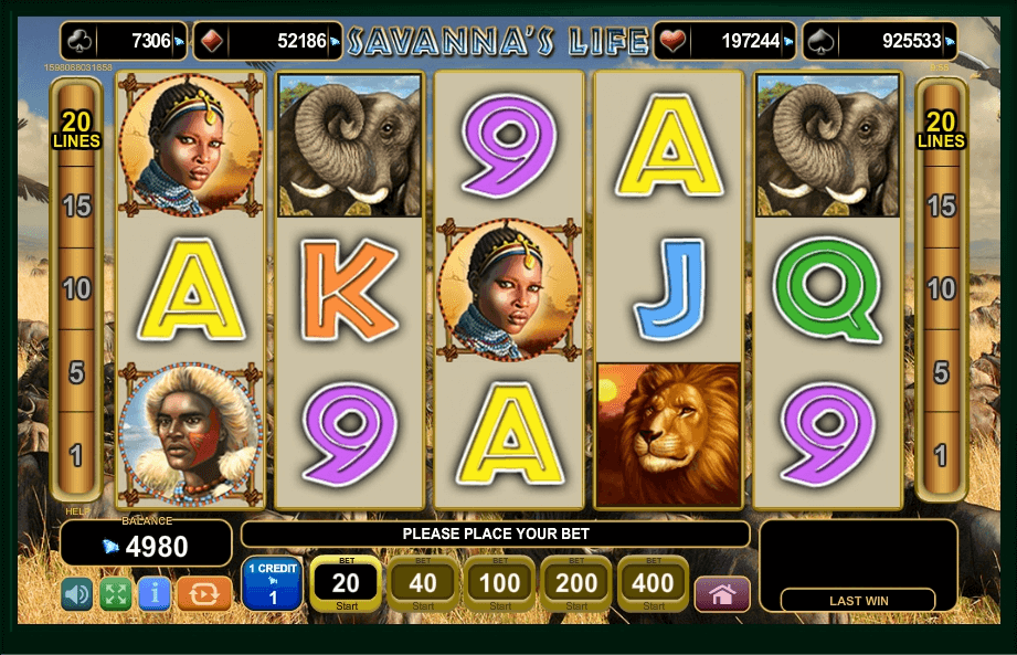 Savannas Life slot play free