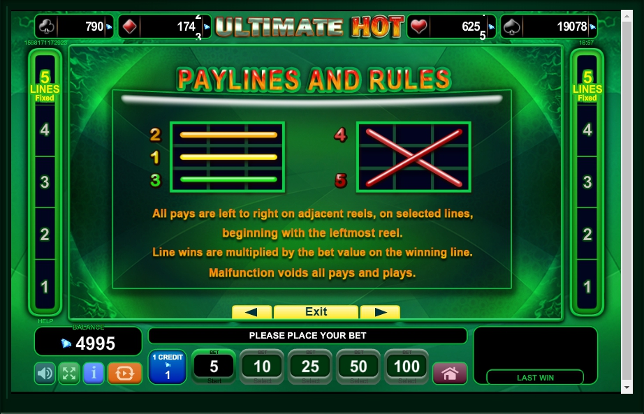 ultimate hot slot machine detail image 0