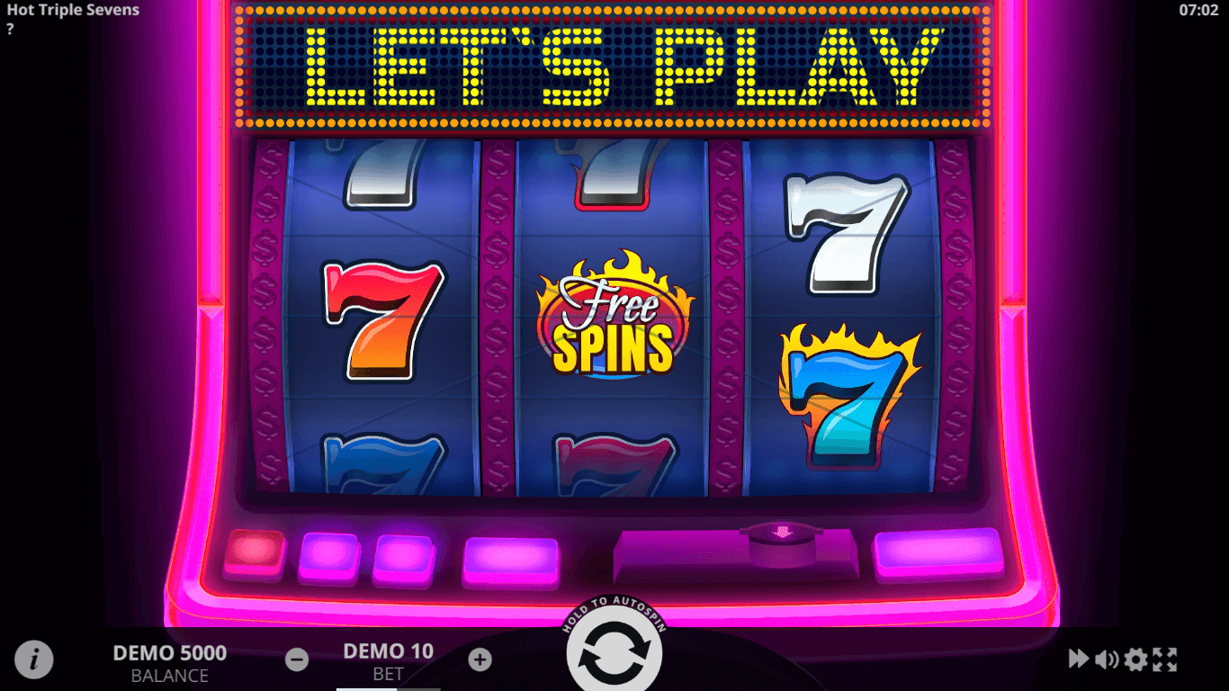 Hot Triple Sevens slot play free