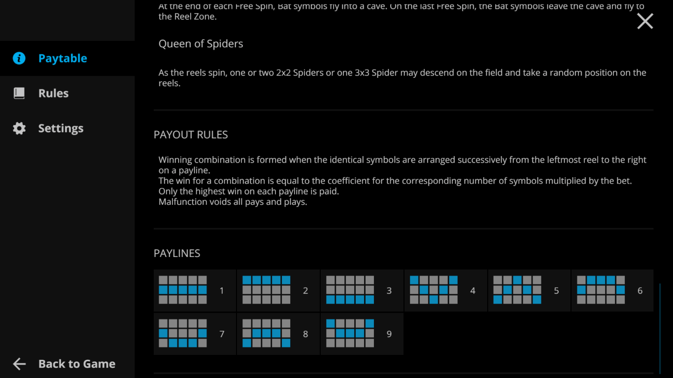 hungry night slot machine detail image 3