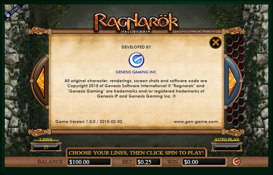 ragnarok fall of odin slot machine detail image 8