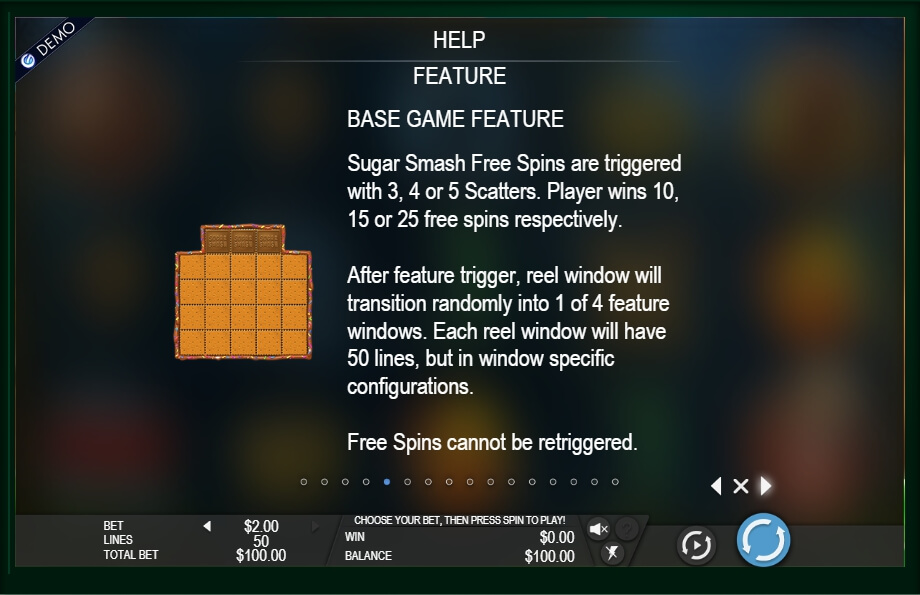 sugar smash slot machine detail image 4