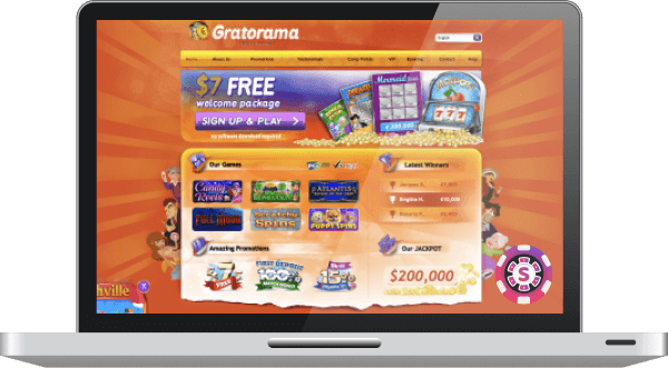 gratorama casino games