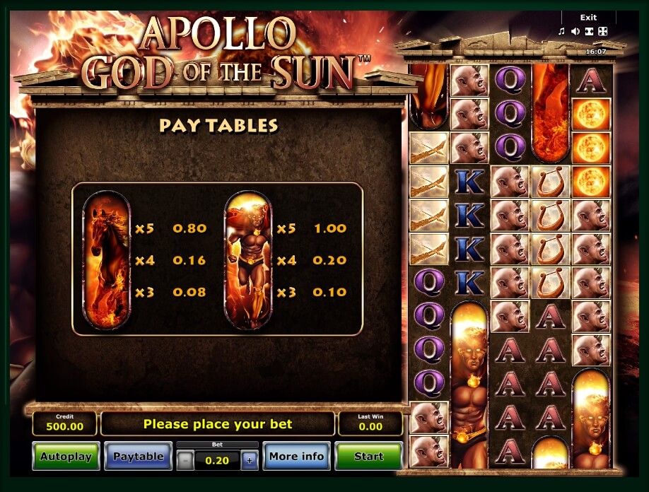 apollo god of the sun slot machine detail image 7