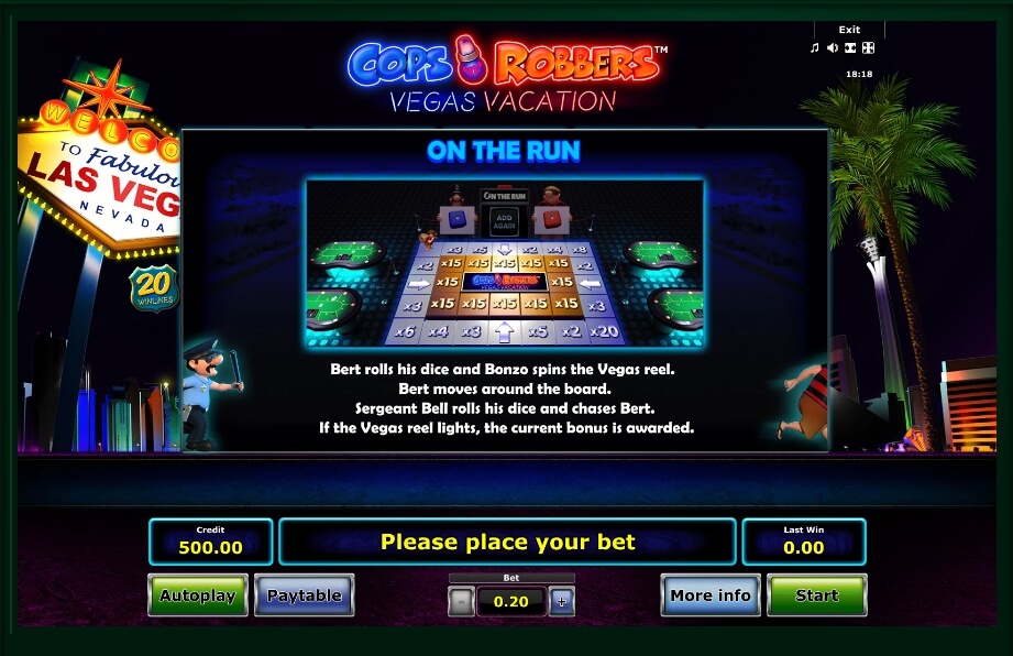 cops n robbers: vegas vacation slot machine detail image 15