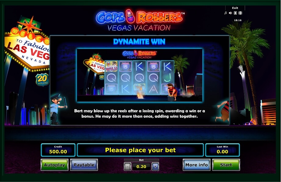 cops n robbers: vegas vacation slot machine detail image 6