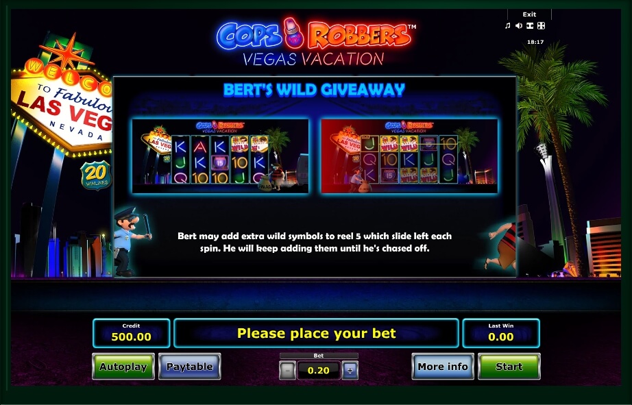 cops n robbers: vegas vacation slot machine detail image 3