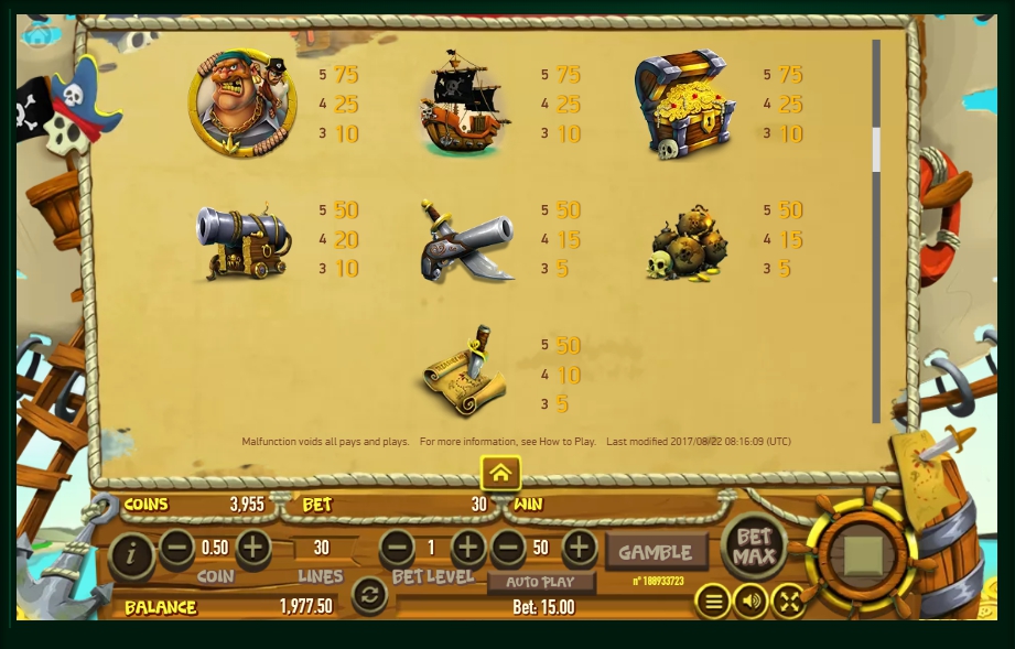 scruffy scallywags slot machine detail image 6