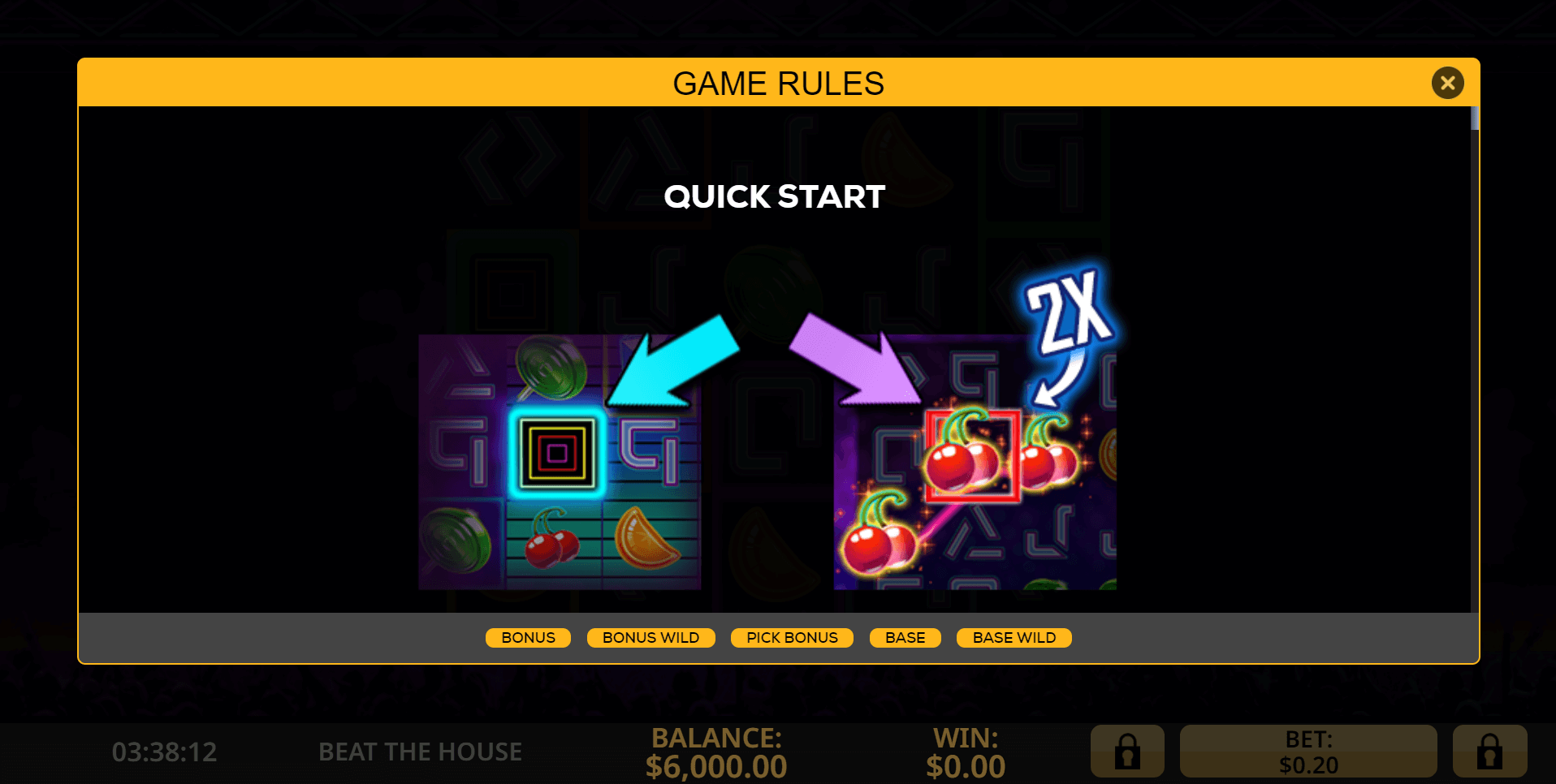 beat the house slot machine detail image 0