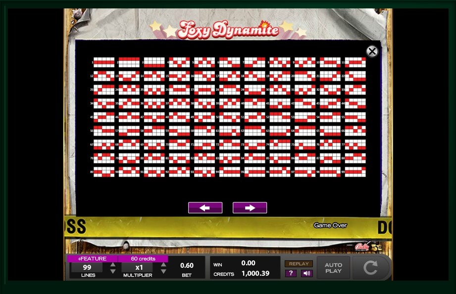 foxy dynamite slot machine detail image 12