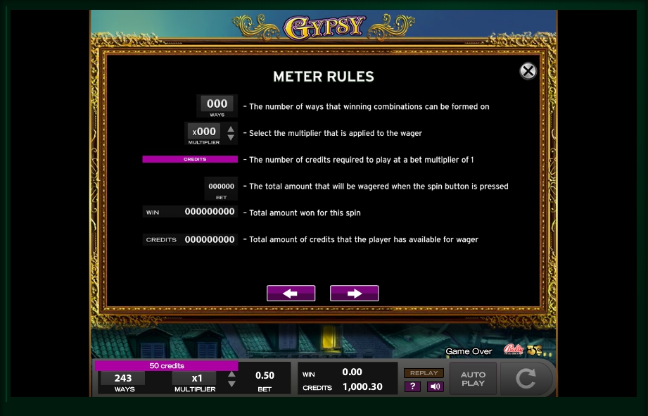 gypsy slot machine detail image 9