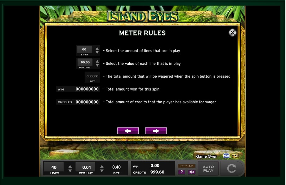 island eyes slot machine detail image 9