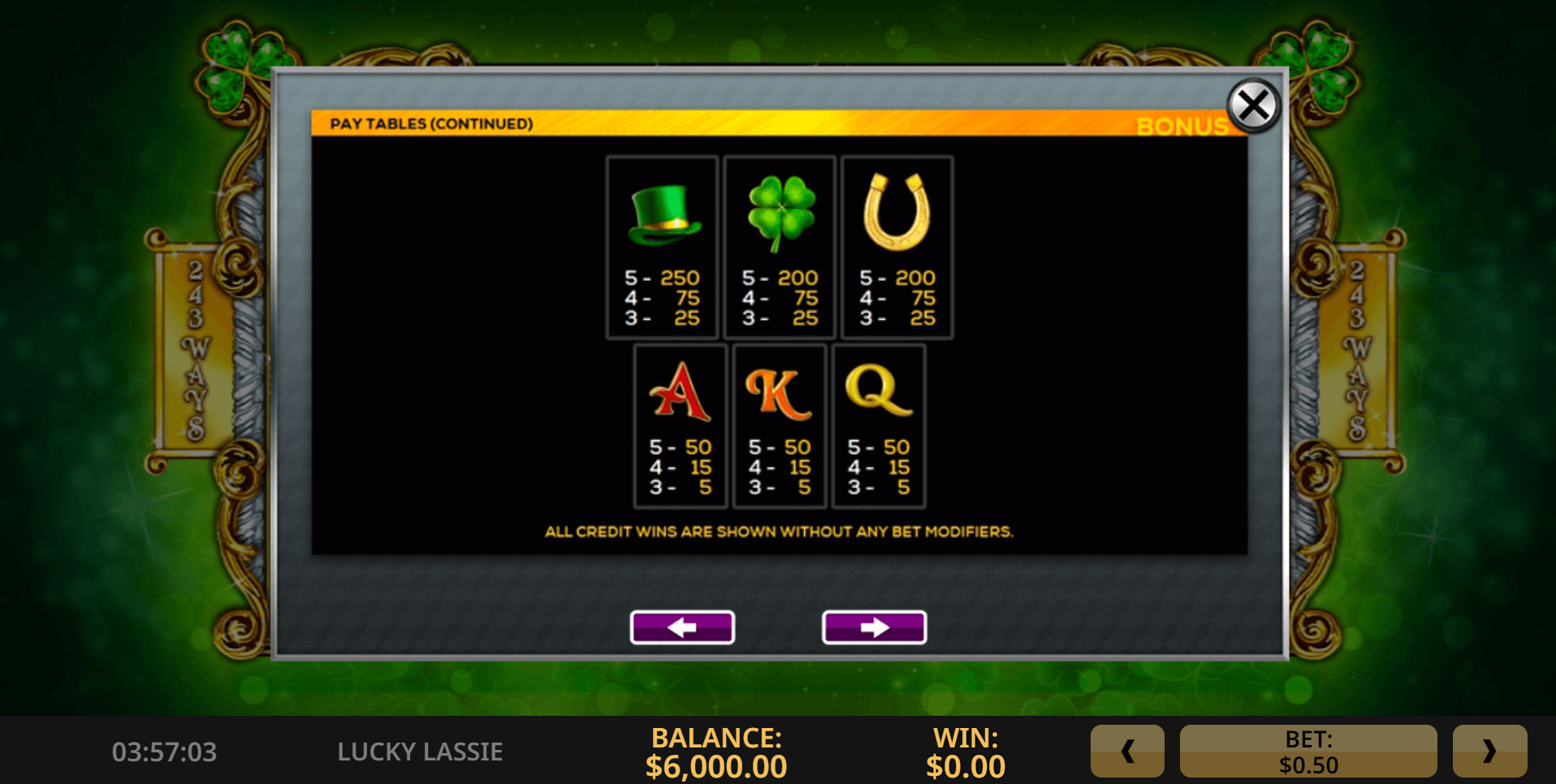 lucky lassie slot machine detail image 2