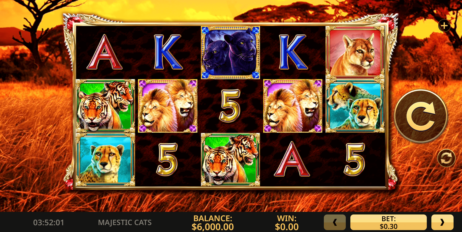 Majestic Cats slot play free