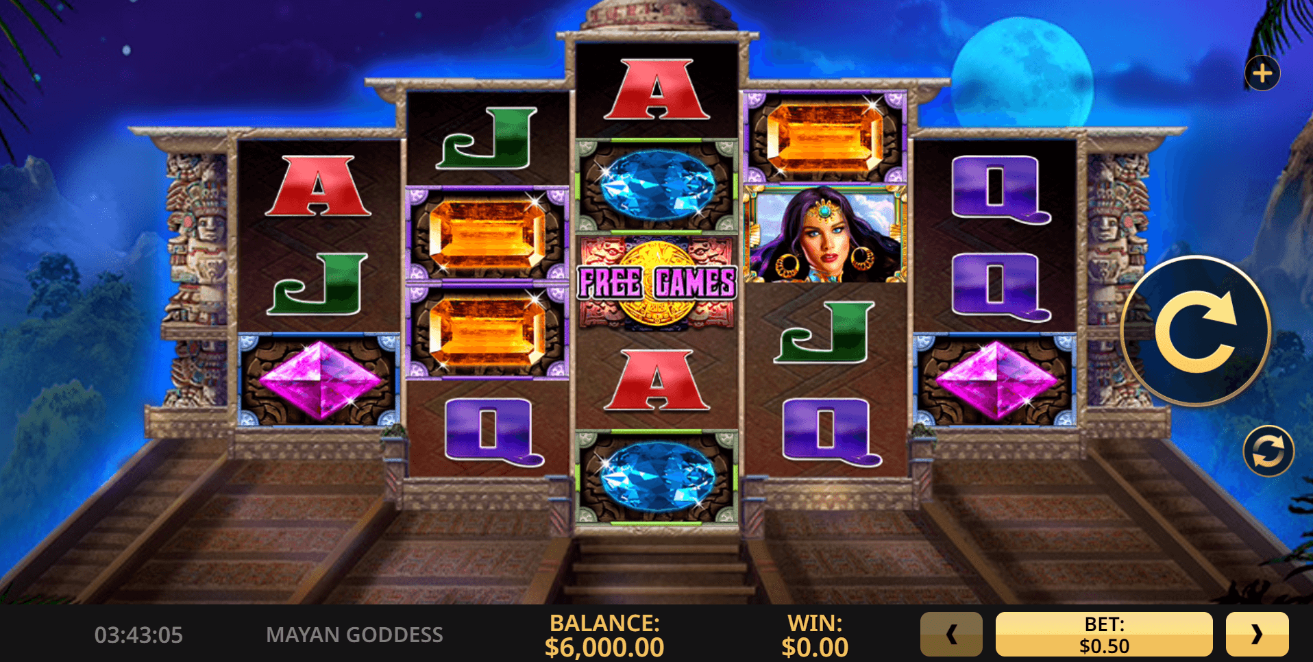 Mayan Goddess slot play free