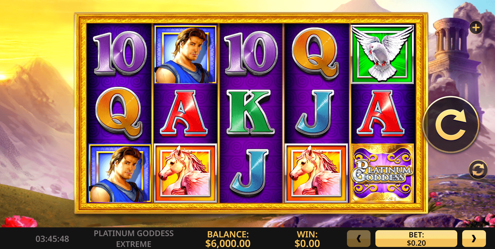 Platinum Goddess Extreme slot play free