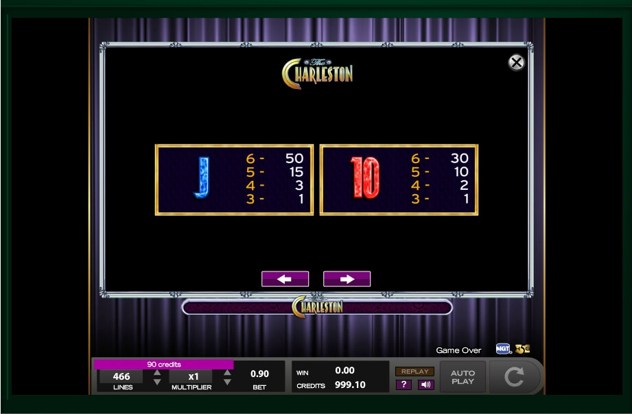 the charleston slot machine detail image 22