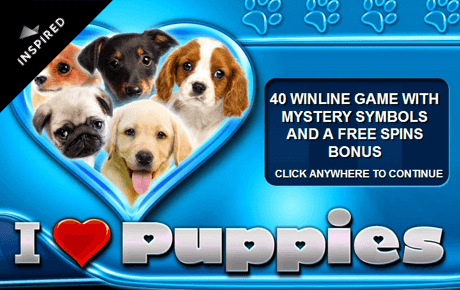 I Heart Puppies slot machine