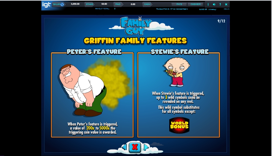 family guy slot machine detail image 0