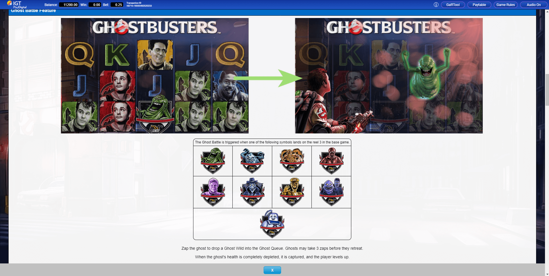ghostbusters plus slot machine detail image 2