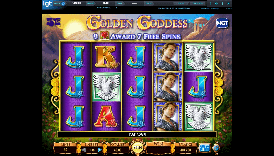 Golden Goddess slot play free