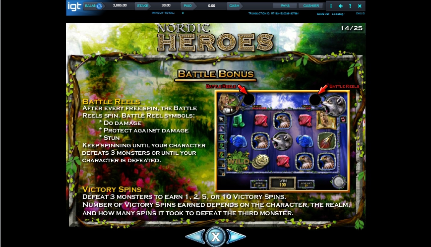 nordic heroes slot machine detail image 19