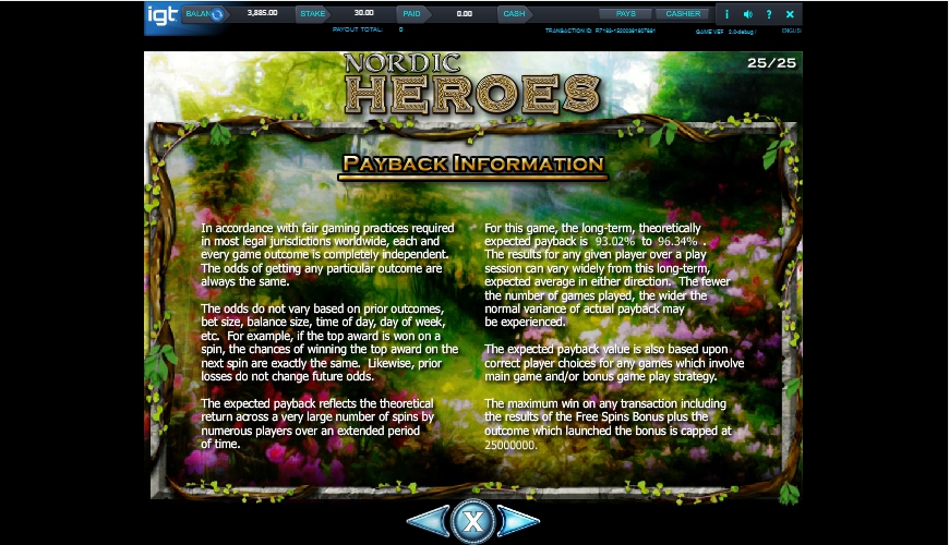 nordic heroes slot machine detail image 7