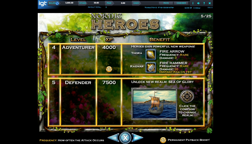 nordic heroes slot machine detail image 3