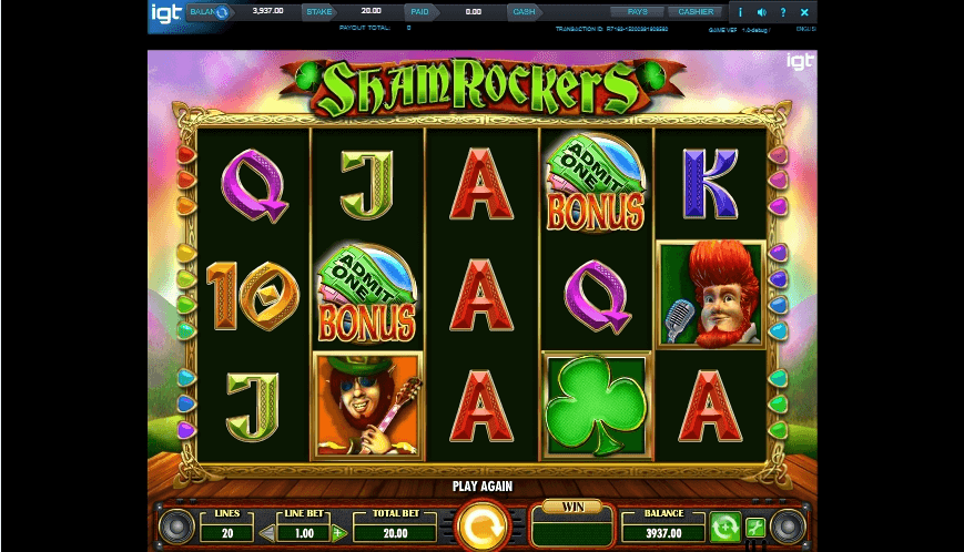 Shamrockers Eire To Rock slot play free