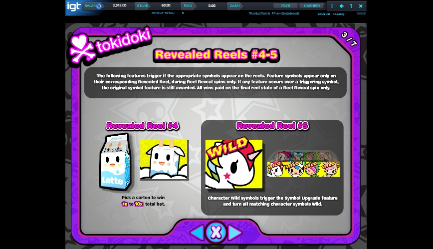 tokidoki lucky town slot machine detail image 4