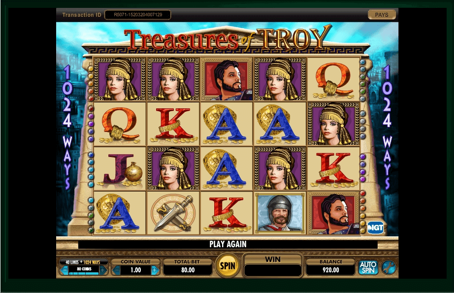 Treasures of Troy slot play free