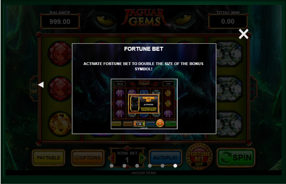 jaguar gems slot machine detail image 0