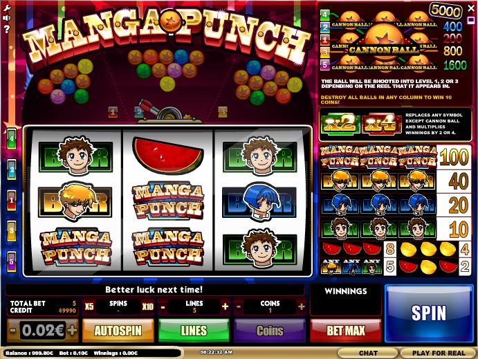 manga punch slot machine detail image 0