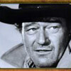 the hero in a black hat - john wayne