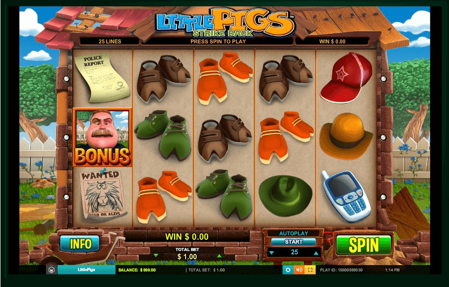 Little Pigs Strike Back slot play free