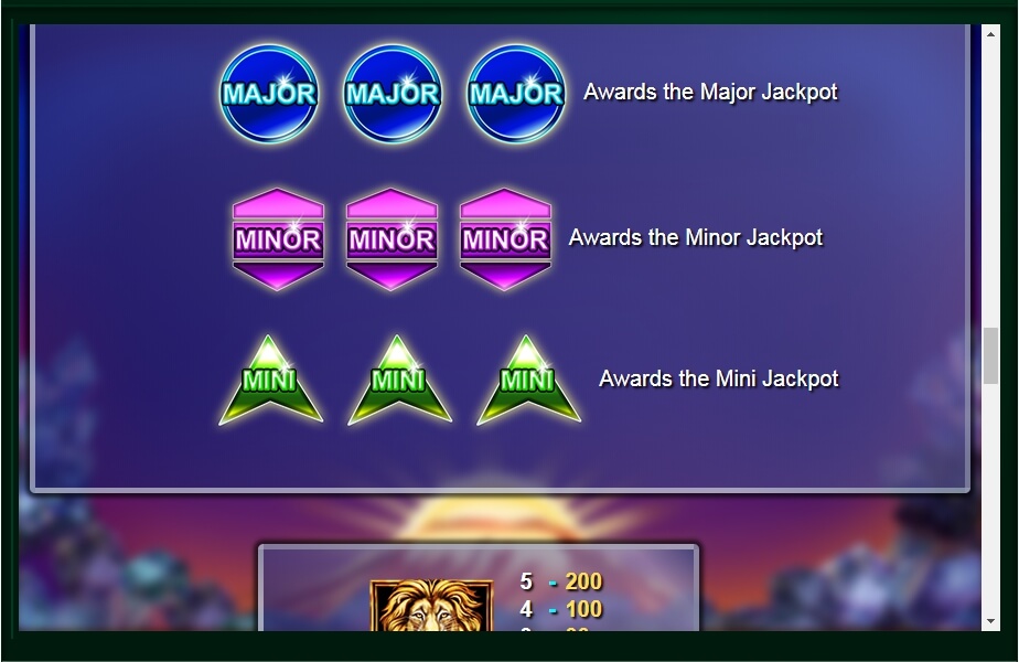 stellar jackpots with serengeti lions slot machine detail image 4