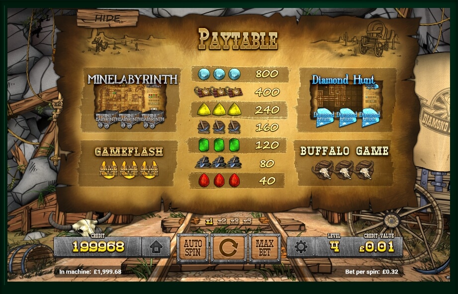 diamond express slot machine detail image 0