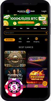 MaxCazino mobile