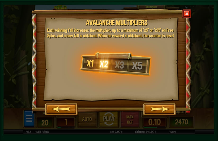 wild africa slot machine detail image 2