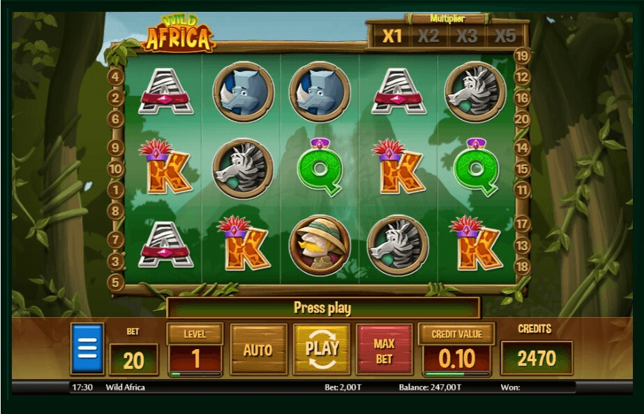 Wild Africa slot play free