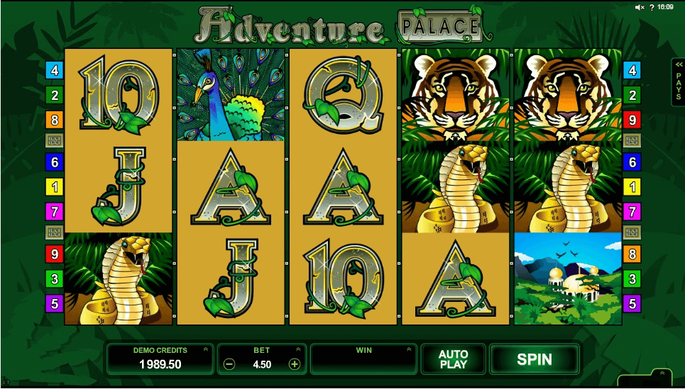 Adventure Palace slot play free