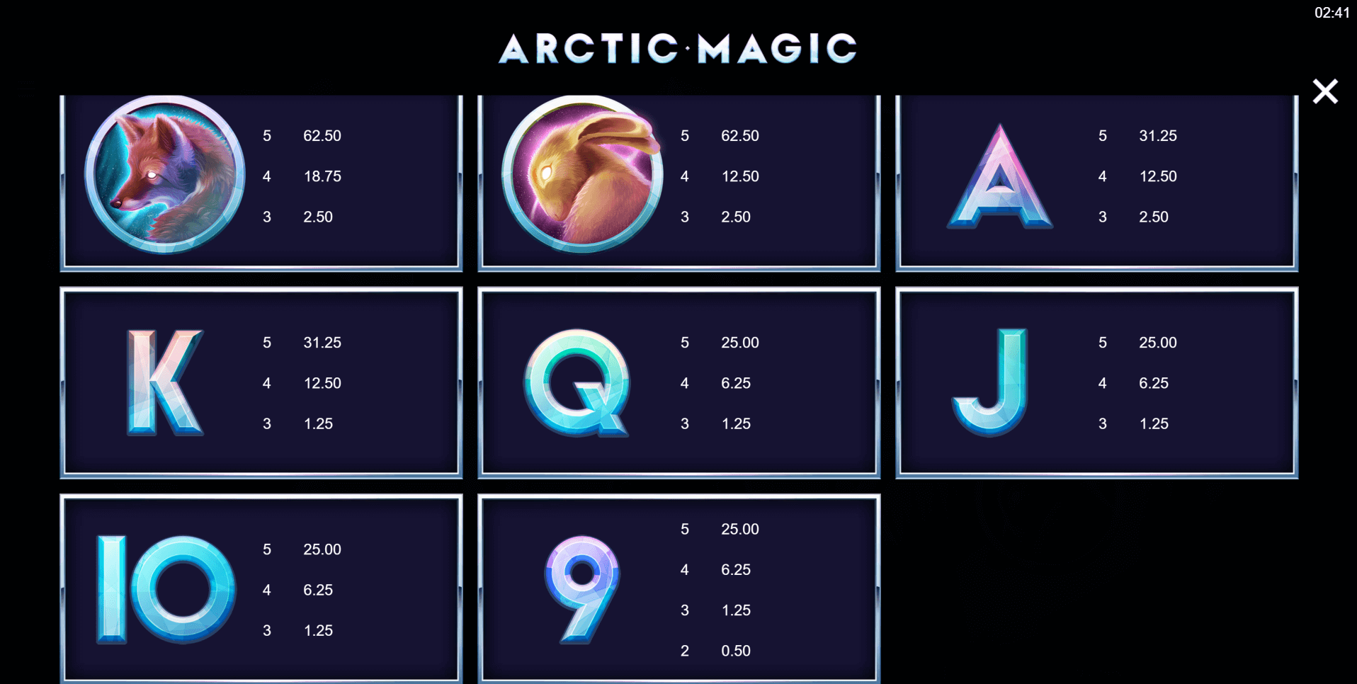 arctic magic slot machine detail image 1