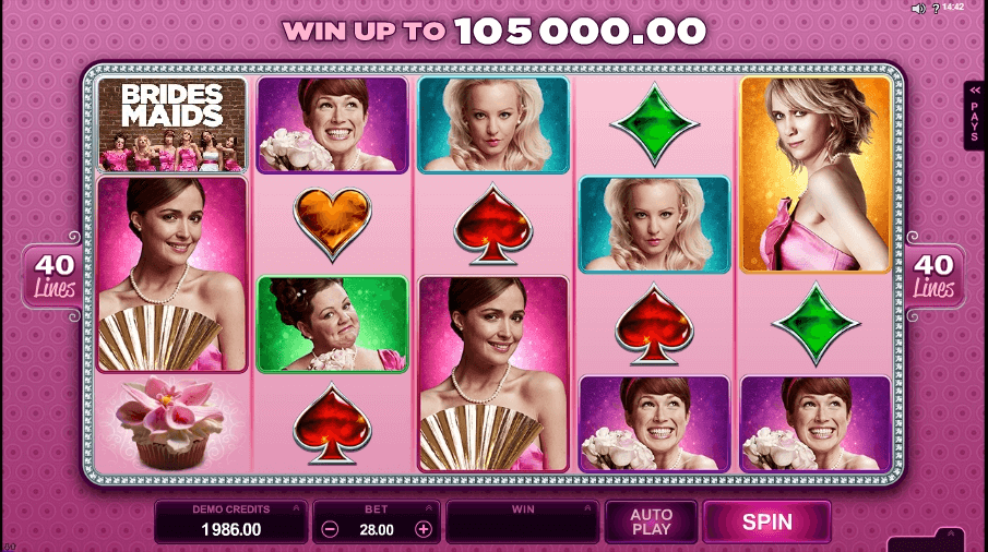 Bridesmaids slot play free