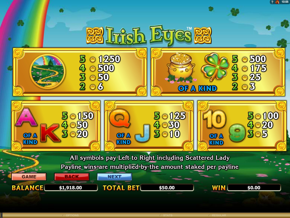 irish eyes slot machine detail image 5