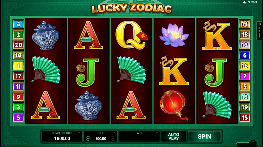 Lucky Zodiac slot play free