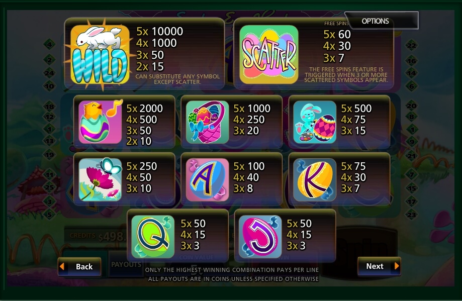 easter egg hunt slot machine detail image 1