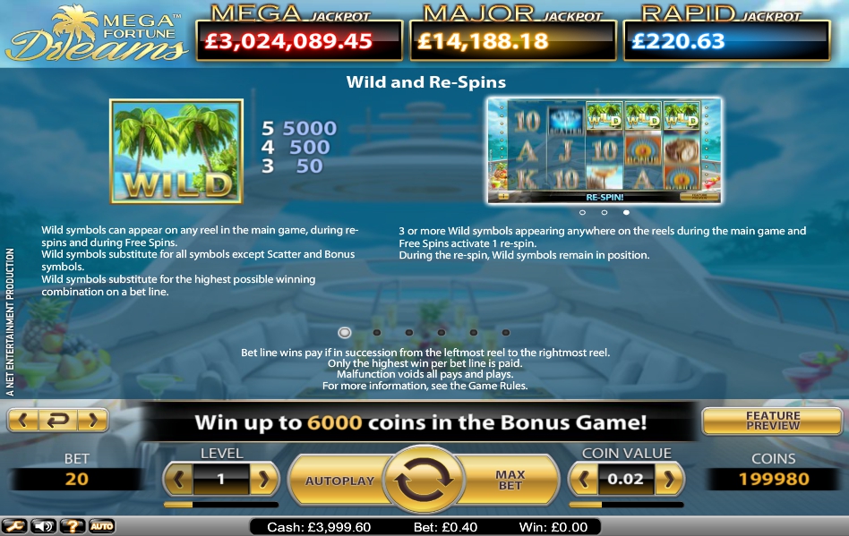 mega fortune dreams slot machine detail image 7