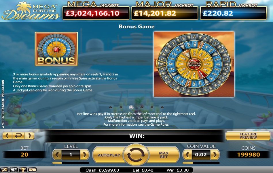 mega fortune dreams slot machine detail image 5
